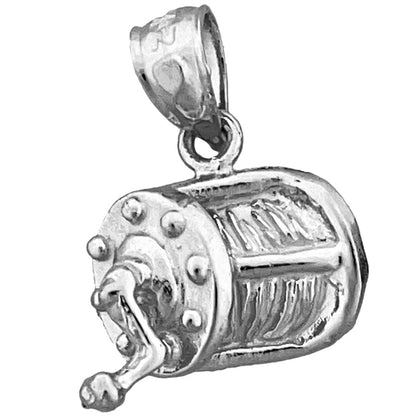 14K Gold Fishing Reel Charm