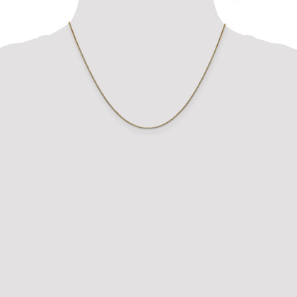 18 Inch 14K .9mm Box Chain Necklace