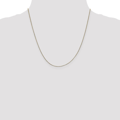 20 Inch 14K .7mm Box With Lobster Clasp Chain Necklace