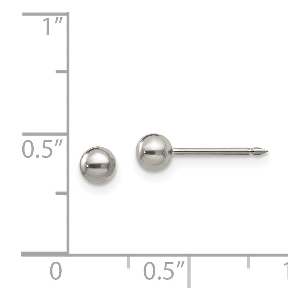 Titanium Inverness 4mm Ball Post Earrings
