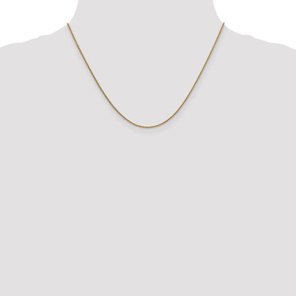 18 Inch 14K 1.6mm Round Cable Chain Necklace
