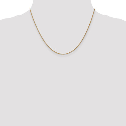 18 Inch 14K 1.2mm Spiga Chain Necklace