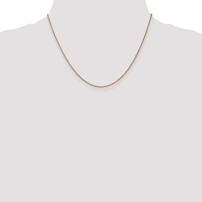20 Inch 14K 1.2mm Spiga Chain Necklace