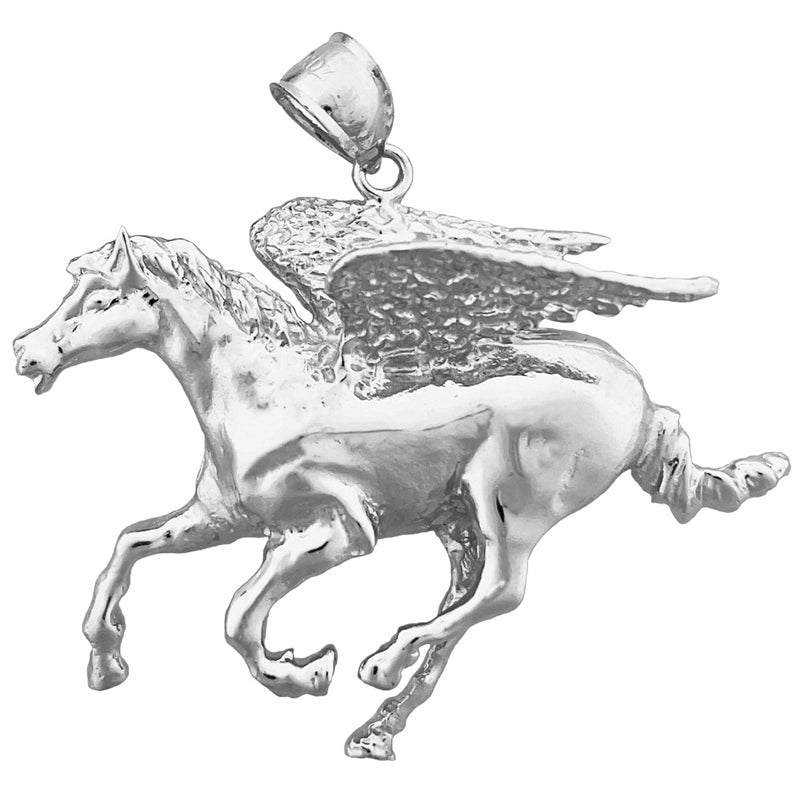 14K Gold 44MM Pegasus Pendant