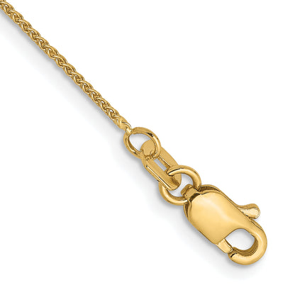 9 Inch 14K .8mm Spiga Chain Anklet