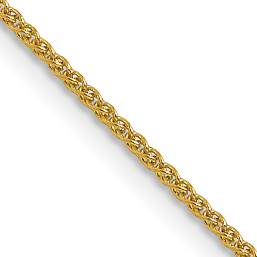 18 Inch 14K .8mm Spiga Chain Necklace