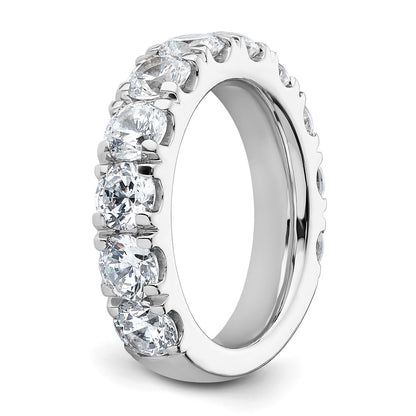 14K White Gold 4 carat Certified Lab Grown Diamond VS/SI+ G+ Complete Wedding Band Ring