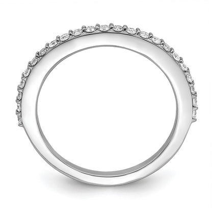 True Origin 14K White Gold 1/3 carat Lab Grown Diamond VS+ F+ Complete Wedding Band Ring