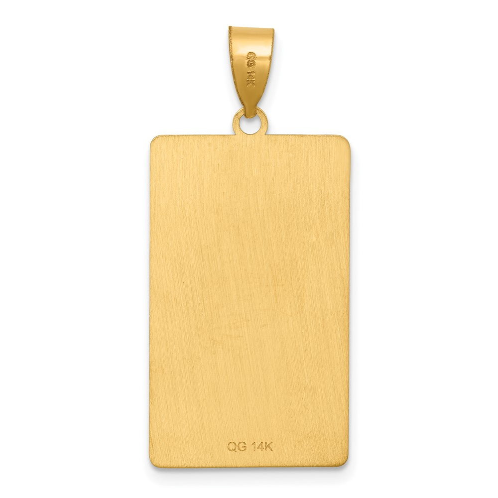 14K Yellow Gold The Star Tarot Card Pendant