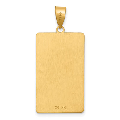 14K Yellow Gold The Star Tarot Card Pendant