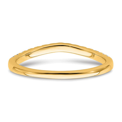 True Origin 14K Yellow Gold 1/2 carat Lab Grown Diamond VS+ F+ Set of Two Complete Wedding Band Rings