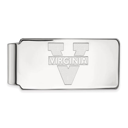 10K White Gold LogoArt University of Virginia Money Clip
