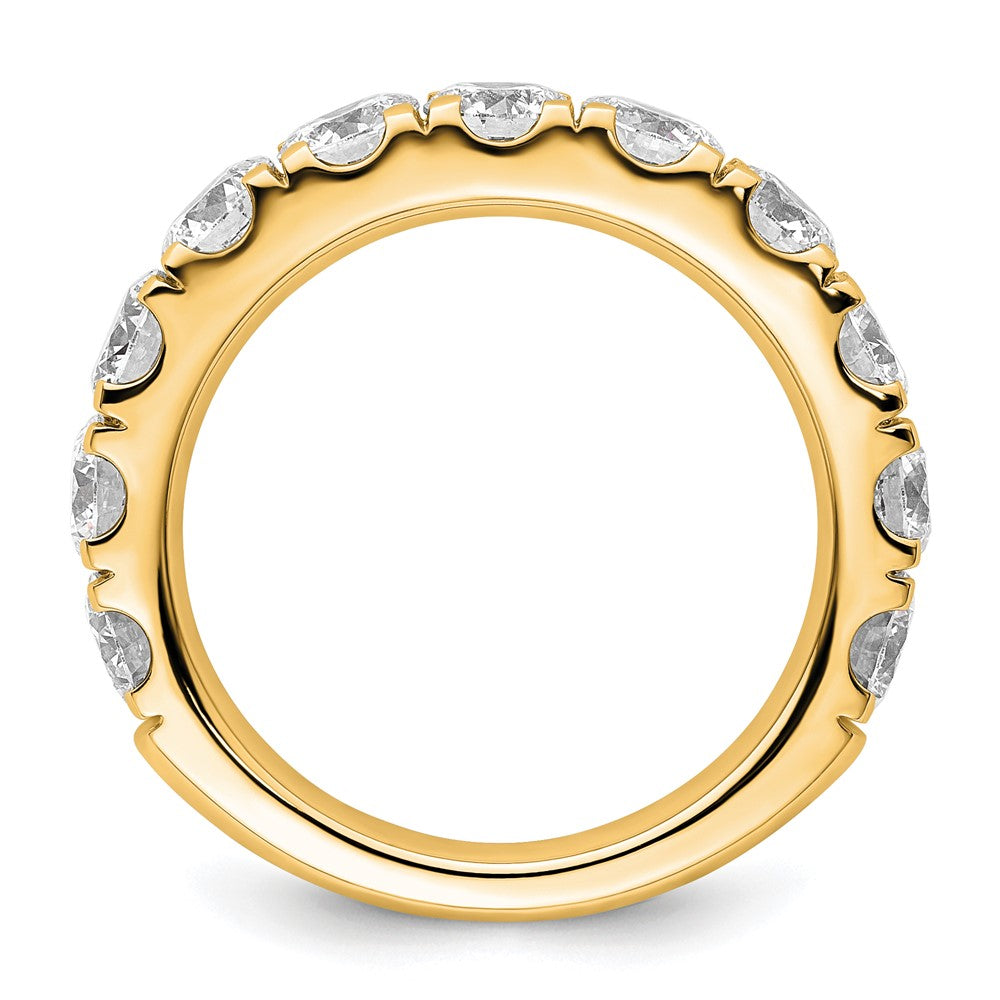 14K Yellow Gold 3 carat Lab Grown Diamond VS/SI+ G+ Complete Wedding Band Ring