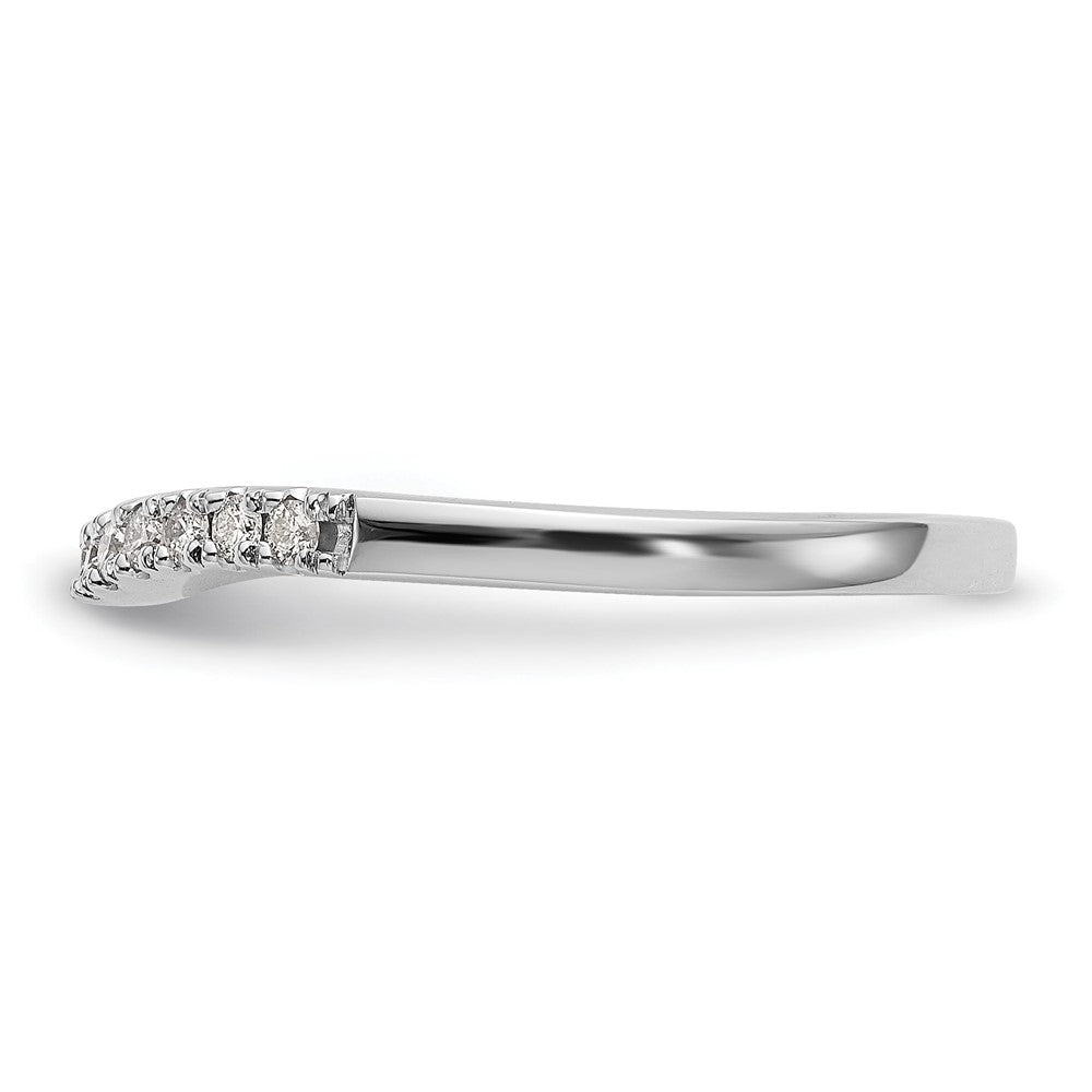 True Origin 14K White Gold 3/8 carat Lab Grown Diamond VS+ F+ Set of Two Complete Wedding Band Rings