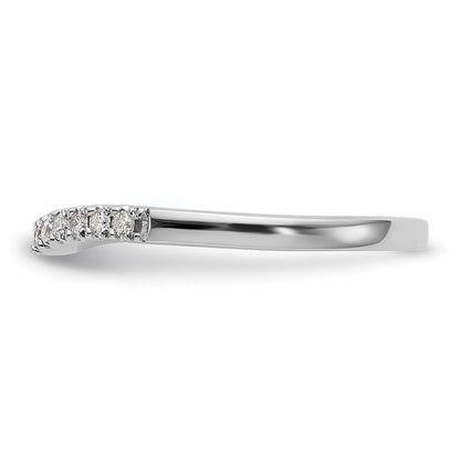 True Origin 14K White Gold 3/8 carat Lab Grown Diamond VS+ F+ Set of Two Complete Wedding Band Rings