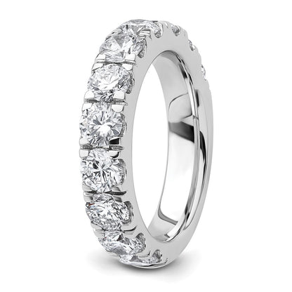 14K White Gold 3 carat Certified Lab Grown Diamond VS+ F+ Complete Wedding Band Ring