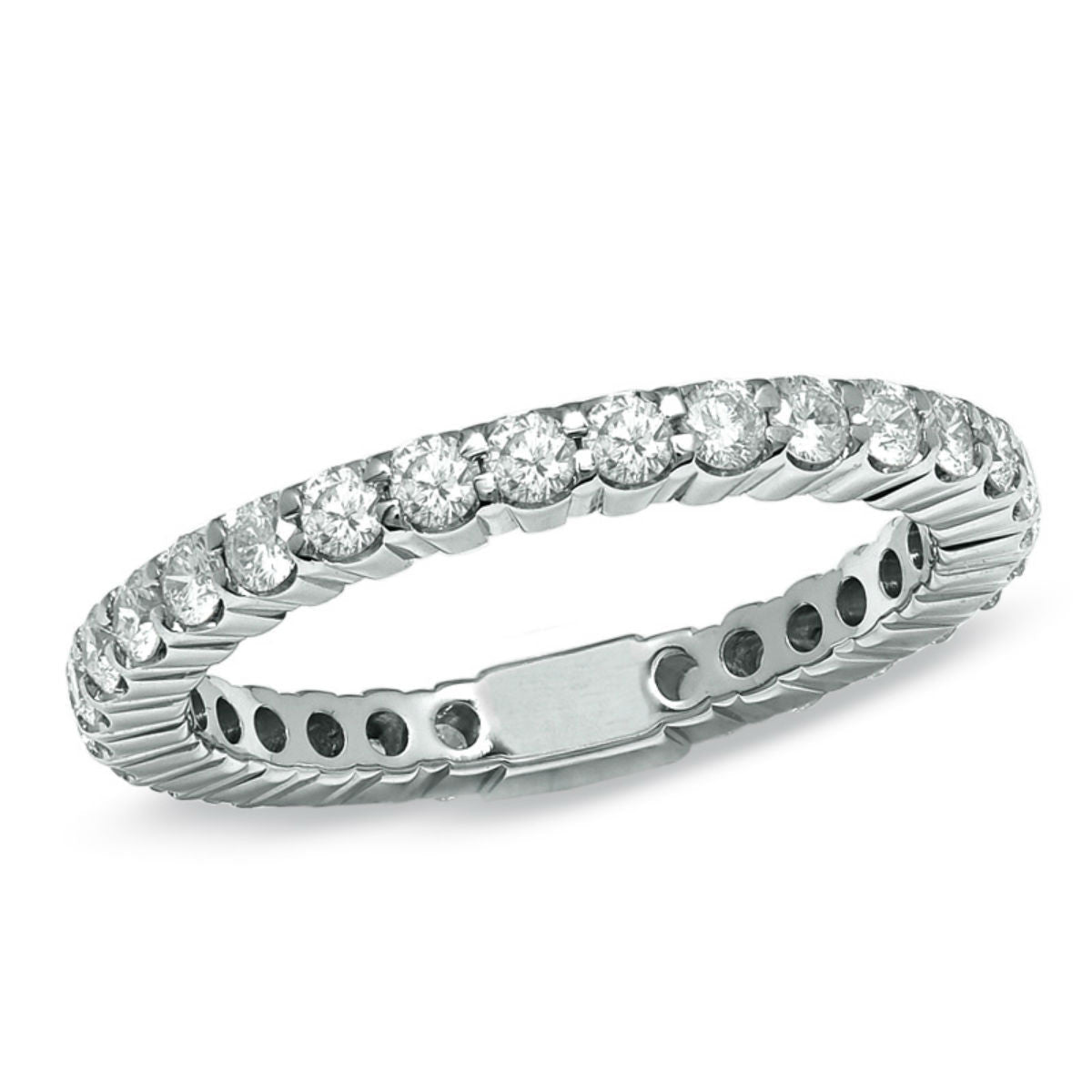 1 ct. tw. Diamond Eternity Band Ring 14K White Gold