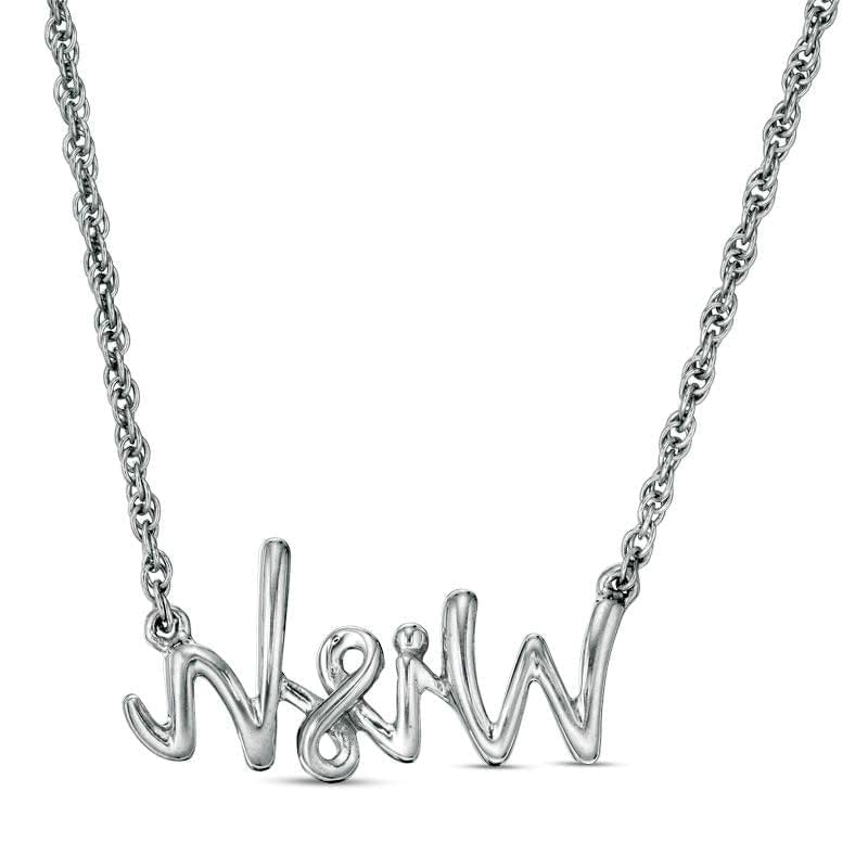 "wish" Necklace in Sterling Silver - 17"