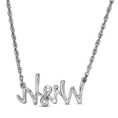"wish" Necklace in Sterling Silver - 17"