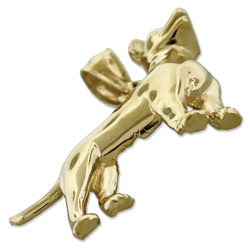 14K Gold Chihuahua Pendant
