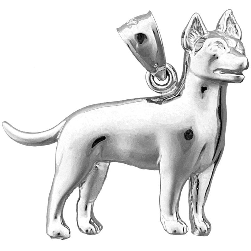 14K Gold Chihuahua Pendant