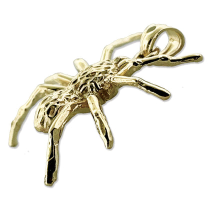 14K Gold Spider Pendant