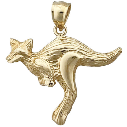14K Gold Kangaroo Pendant