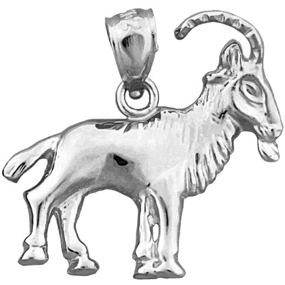 14K Gold Billy Goat Pendant