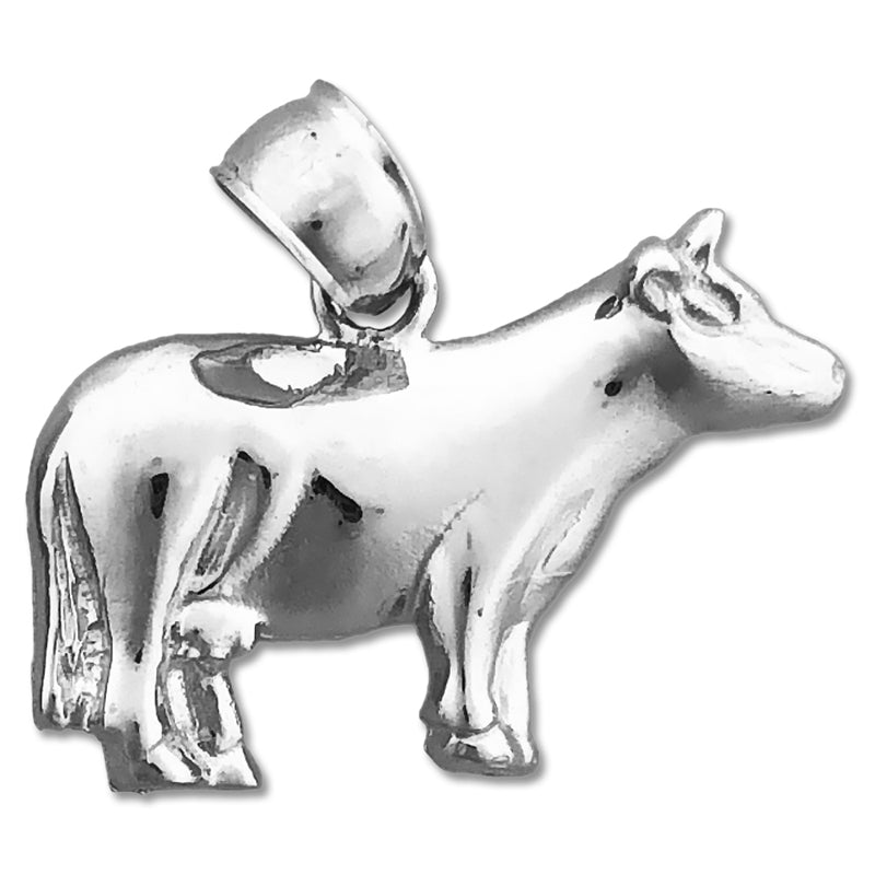 14K Gold Farm Cow Charm