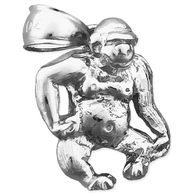 14K Gold Gorilla Charm