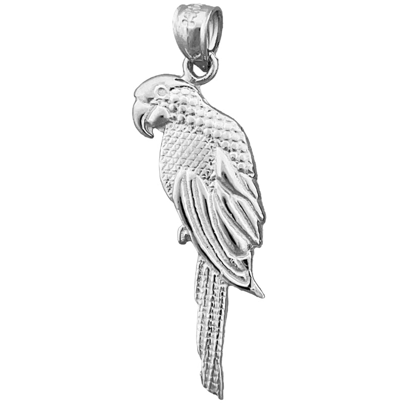14K Gold Parrot Pendant