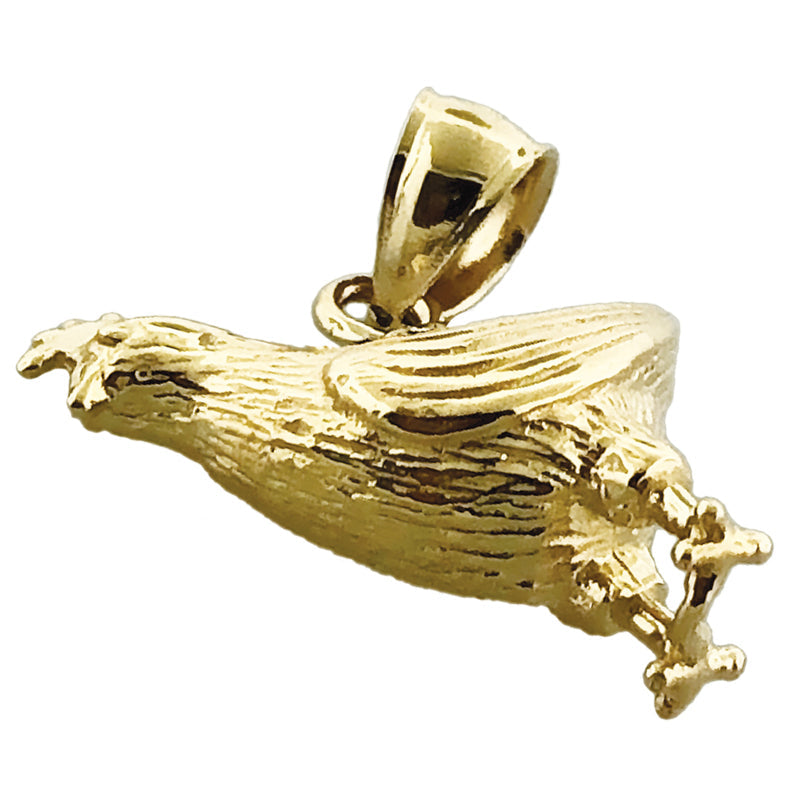 14K Gold Hen Charm