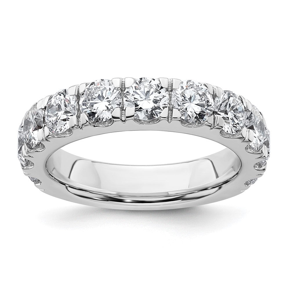 14K White Gold 3 carat Lab Grown Diamond VS+ F+ Complete Wedding Band Ring