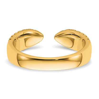 True Origin 14K Yellow Gold 3/4 carat Lab Grown Diamond VS+ F+ Complete Wedding Band Ring