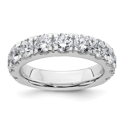 14K White Gold 3 carat Lab Grown Diamond VS/SI+ G+ Complete Wedding Band Ring
