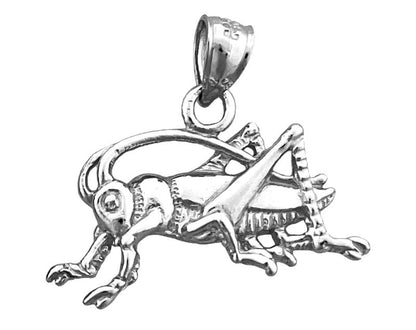 14K Gold Grasshopper Pendant