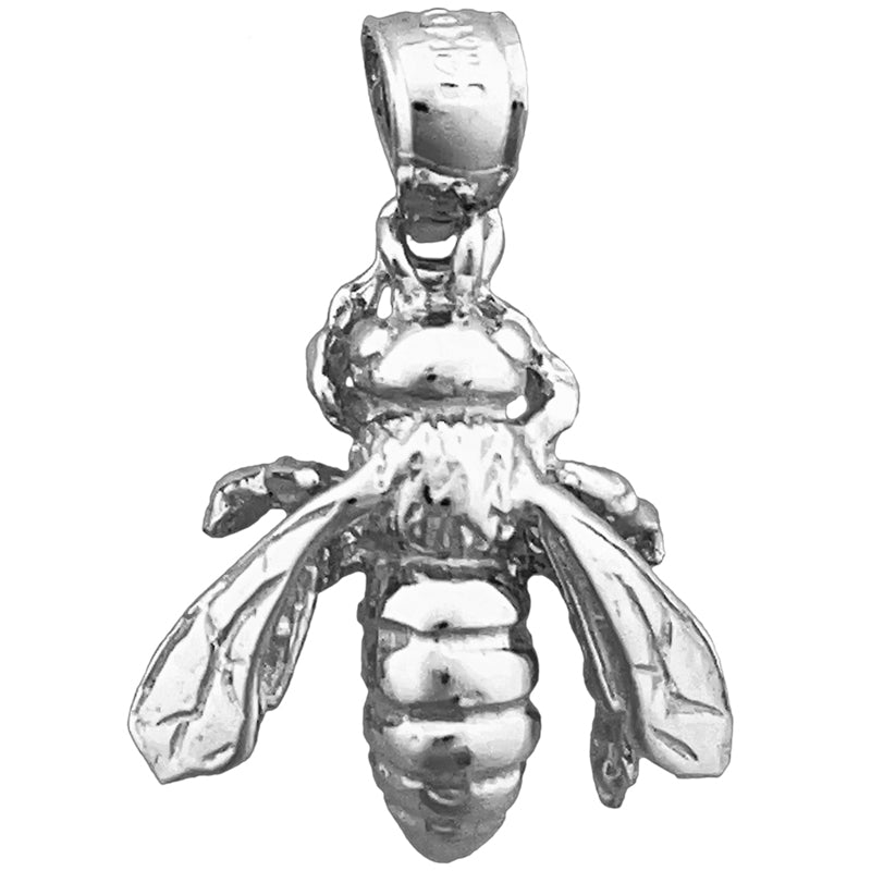 14K Gold 3-D Bumble Bee Charm
