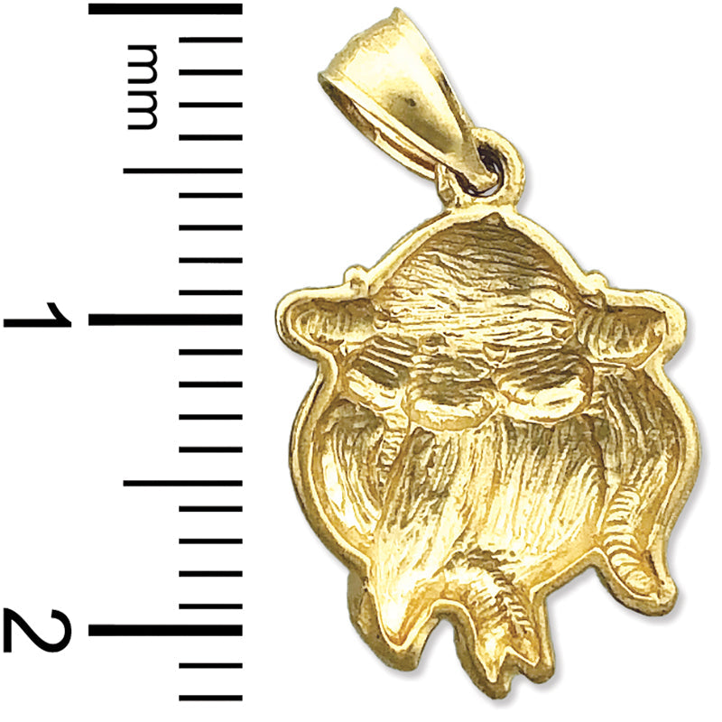 14K Gold Cephalopod Jellyfish Charm