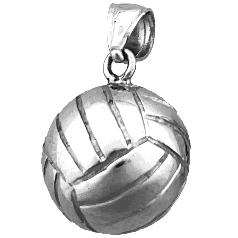 14K Gold 3D Volleyball Charm