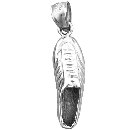 14K Gold 3D Running Shoe Charm
