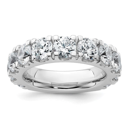 14K White Gold 5 1/3 carat Certified Lab Grown Diamond VS+ F+ Complete Wedding Band Ring