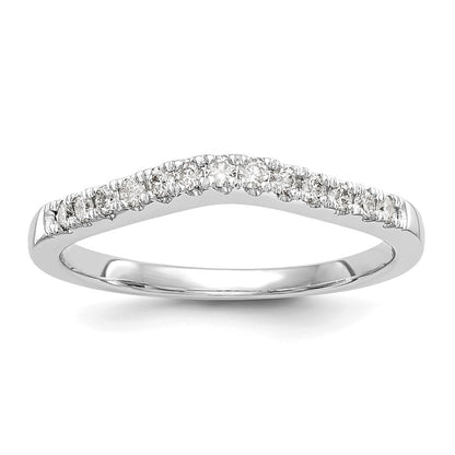 True Origin 14K White Gold 3/8 carat Lab Grown Diamond VS+ F+ Set of Two Complete Wedding Band Rings
