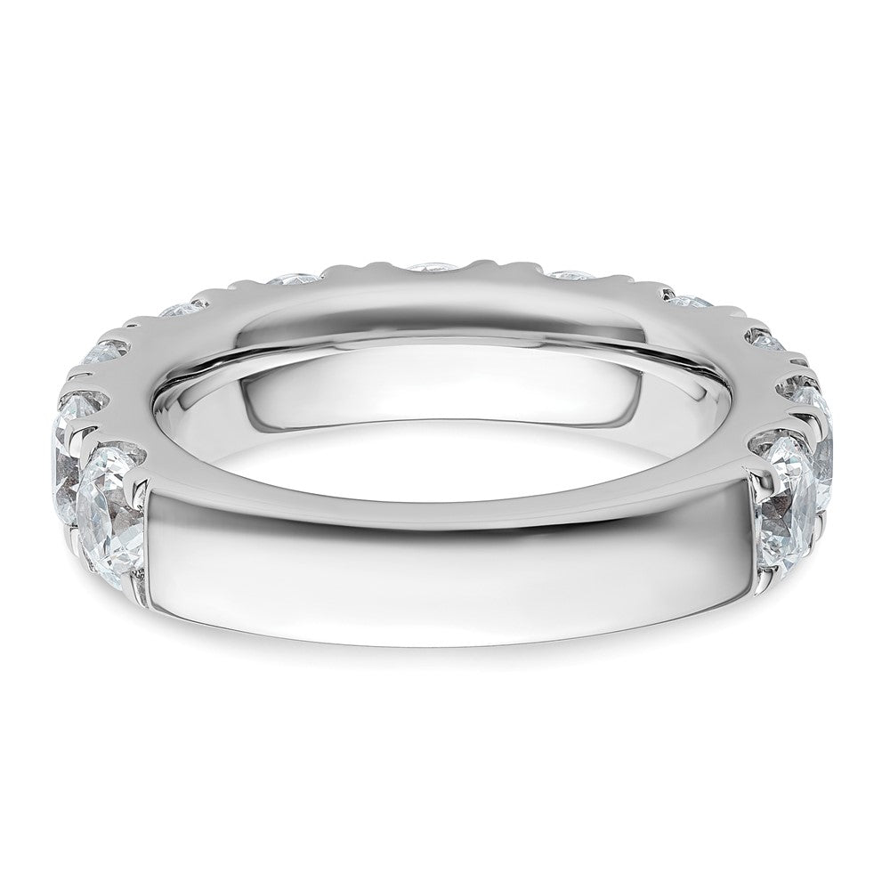 14K White Gold 4 carat Certified Lab Grown Diamond VS+ F+ Complete Wedding Band Ring