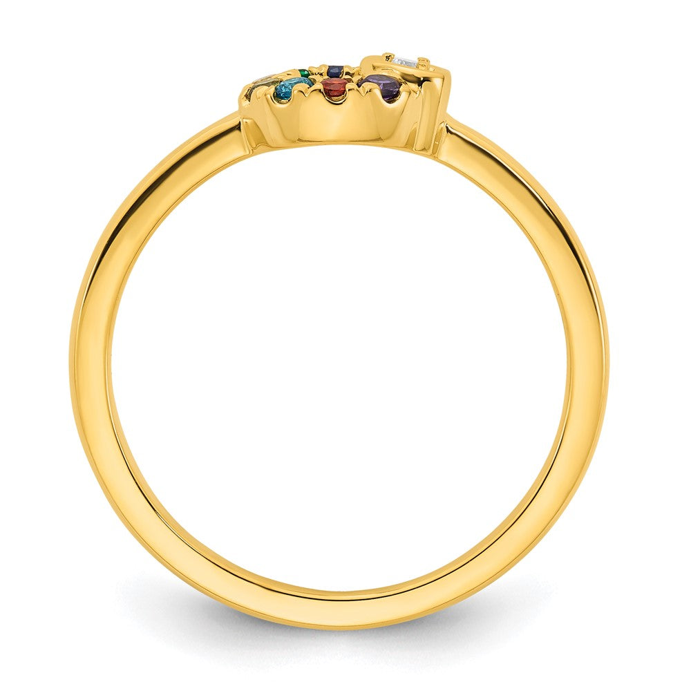 14k White Gold Round Diamond Teardrop Pendant 1/4 Cttw