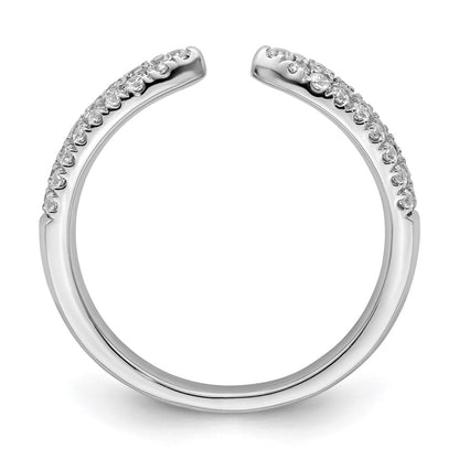 True Origin 14K White Gold 1/2 carat Lab Grown Diamond VS+ F+ Complete Wedding Band Ring