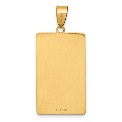 14K Yellow Gold The Magician Tarot Card Pendant