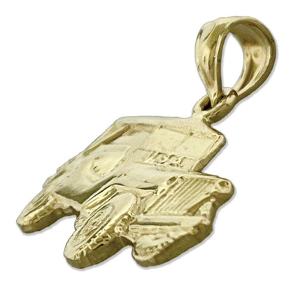 14K Gold 4WD Jeep Charm