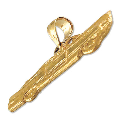 14K Gold Convertible Classic Car Pendant