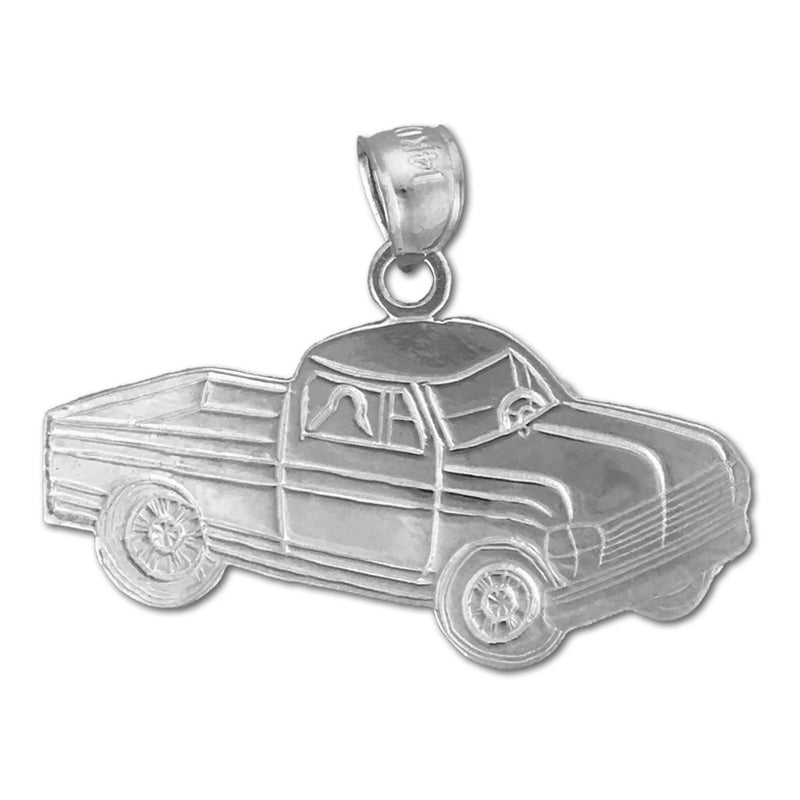 14K Gold Pickup Truck Pendant