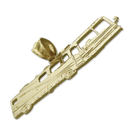 14K Gold Motorhome Pendant